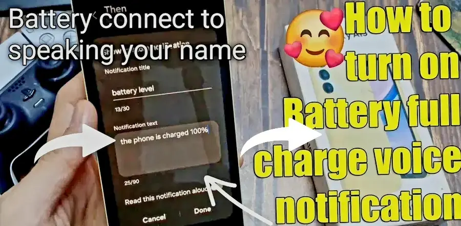 Android tricks: Battery Connect To Speaking Your Name | BNN