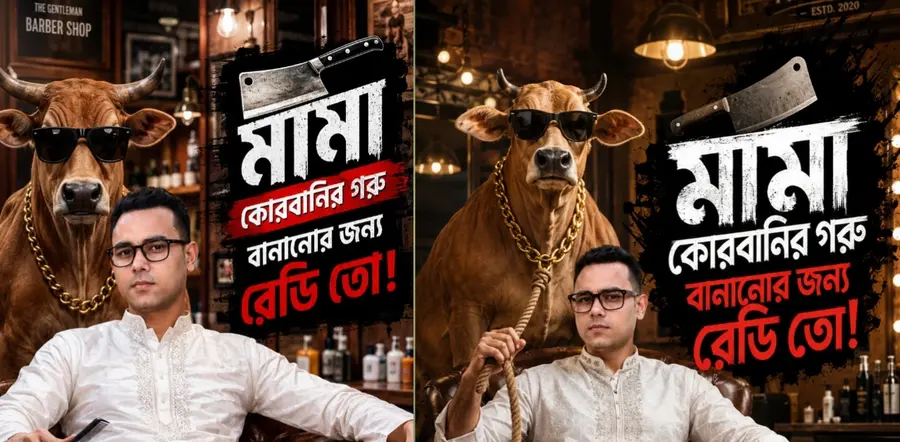 How to make Qurbani Eid poster